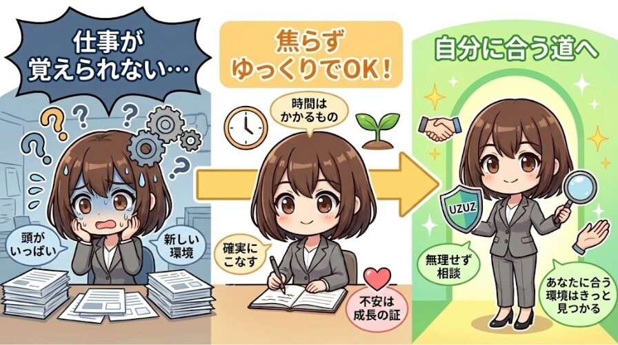 仕事が覚えられないという感覚