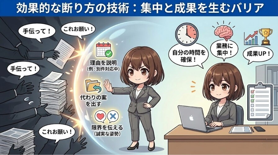 効果的な断り方の技術を学ぶ場合