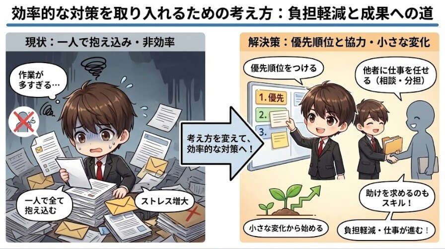 効率的な対策を取り入れるための考え方