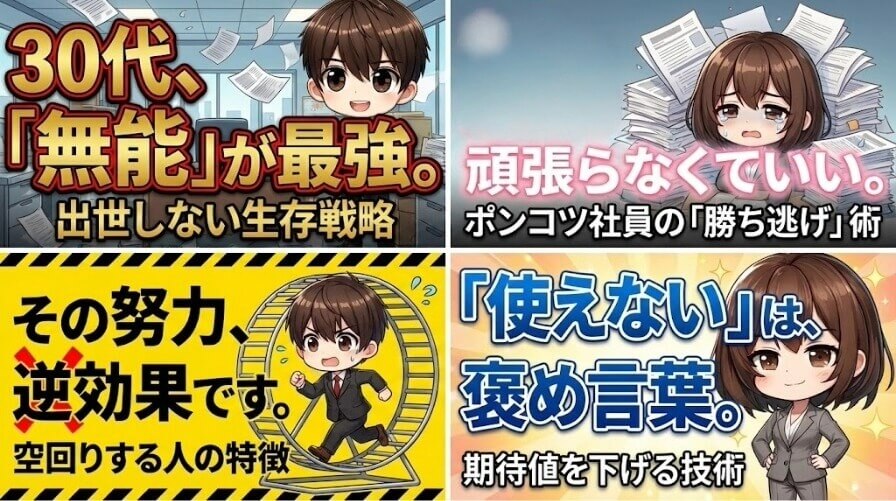 【30代ポンコツ社員】もう限界？仕事に悩む人が今すぐやるべき対処法