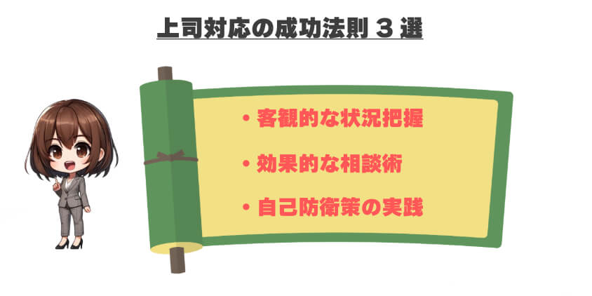 信用できない上司への対応方法