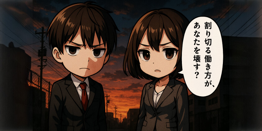 割り切る働き方が、あなたを壊す?