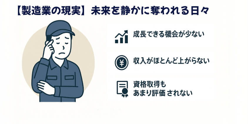 【製造業の現実】未来を静かに奪われる日々