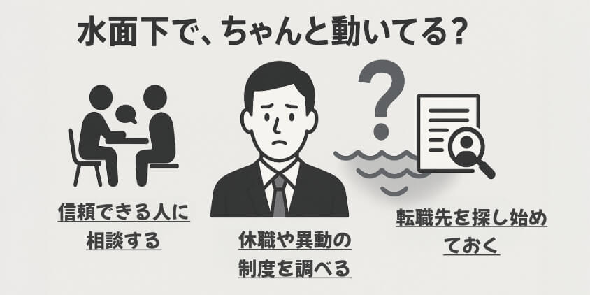 組織との関係が“限界”だと感じた時の対処