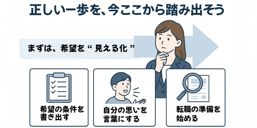 正しい一歩を、今ここから踏み出そう