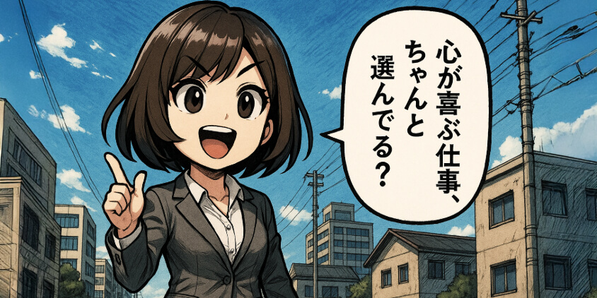 心が喜ぶ仕事、ちゃんと選んでる?