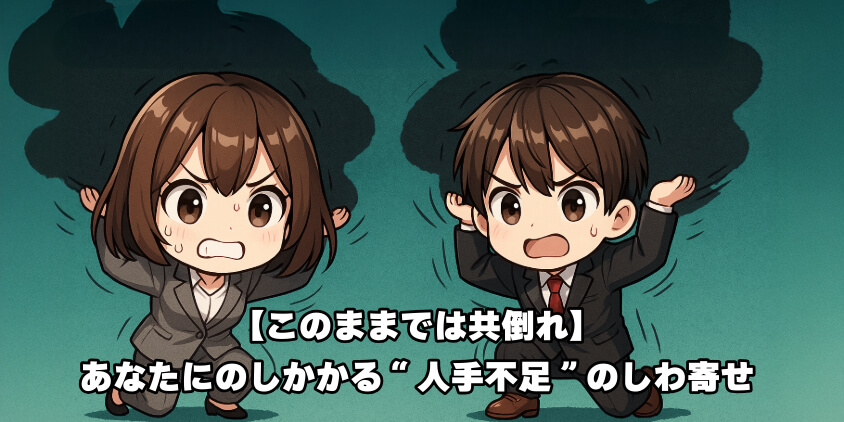 【このままでは共倒れ】あなたにのしかかる“人手不足”のしわ寄せ