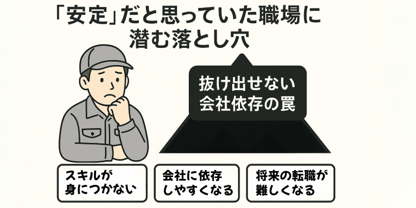 「安定」だと思っていた職場に潜む落とし穴