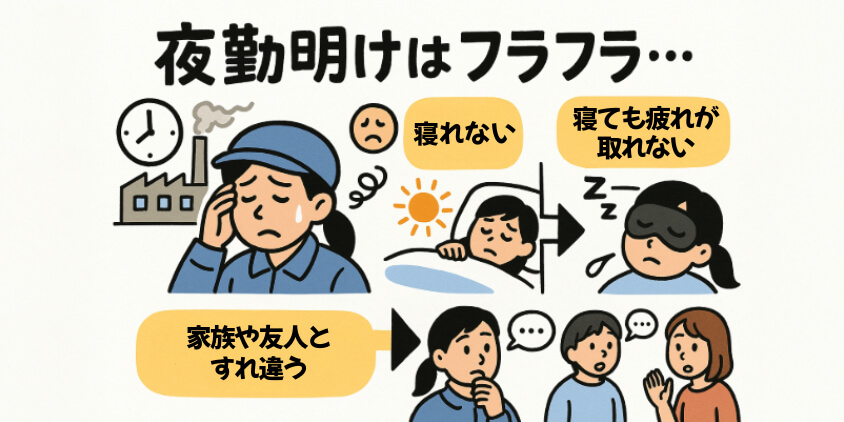 夜勤明けはフラフラ…生活リズムが崩壊した理由