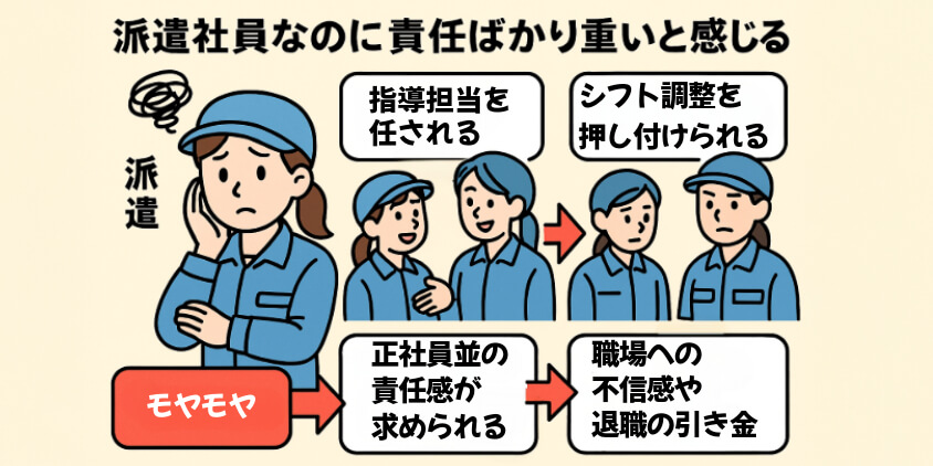 派遣社員なのに責任ばかり重いと感じる日々