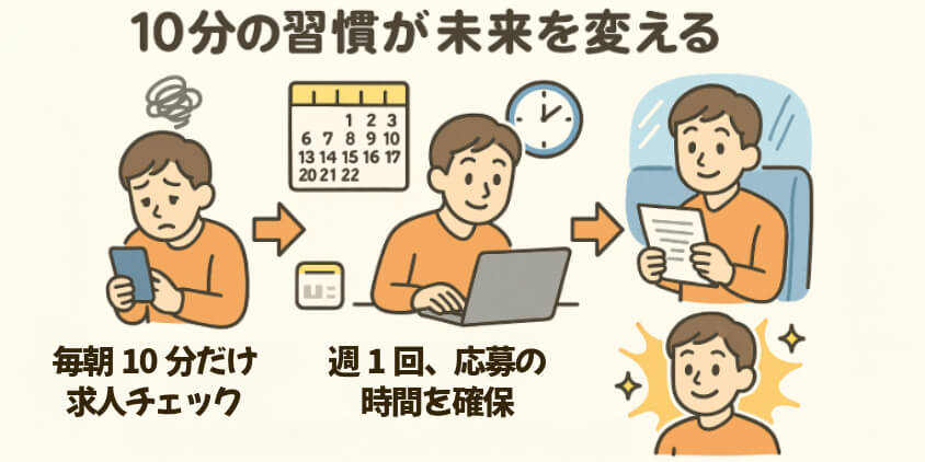 行動を習慣化したら気持ちが楽になった