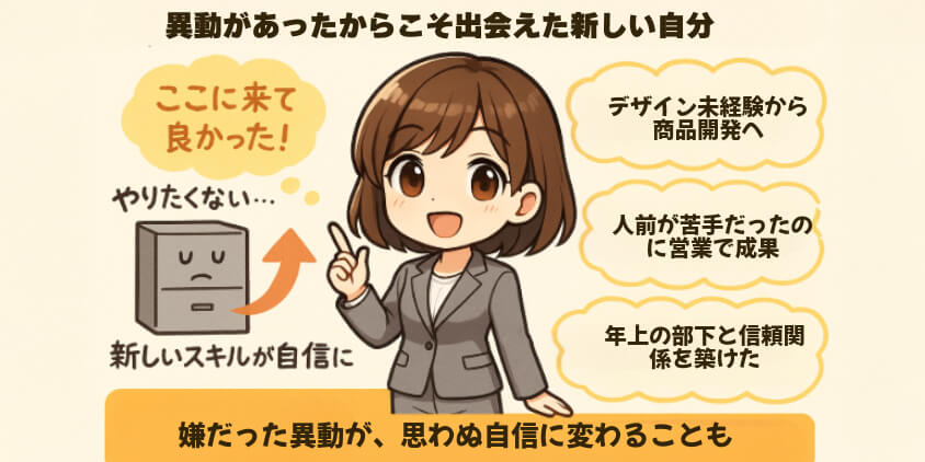 「異動があったからこそ出会えた新しい自分」