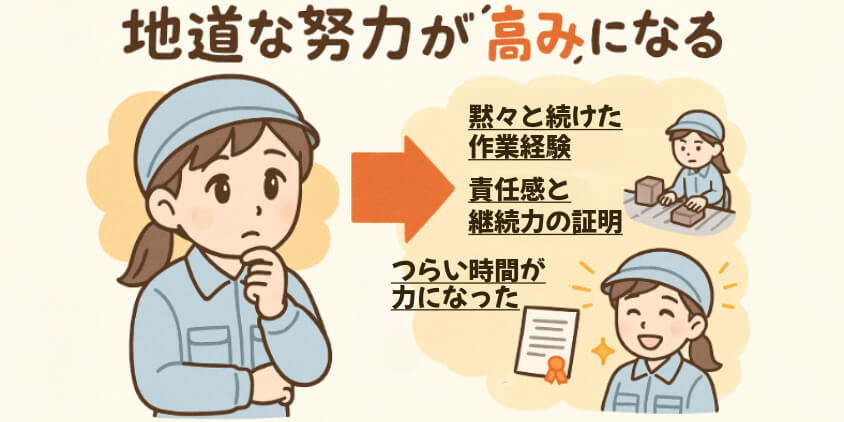 【読後感動】きつい経験が“強み”として評価された瞬間