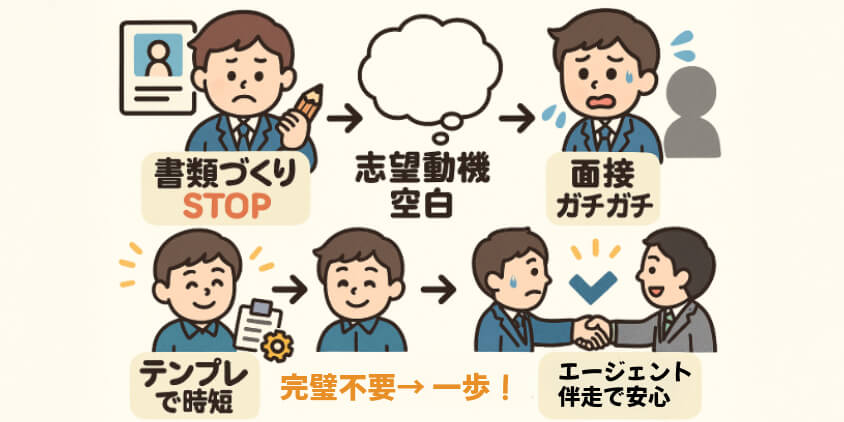 面接や書類準備に気が重くなる理由