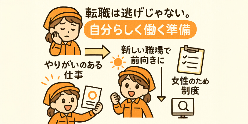 転職は逃げじゃない。“自分らしく働く準備”です