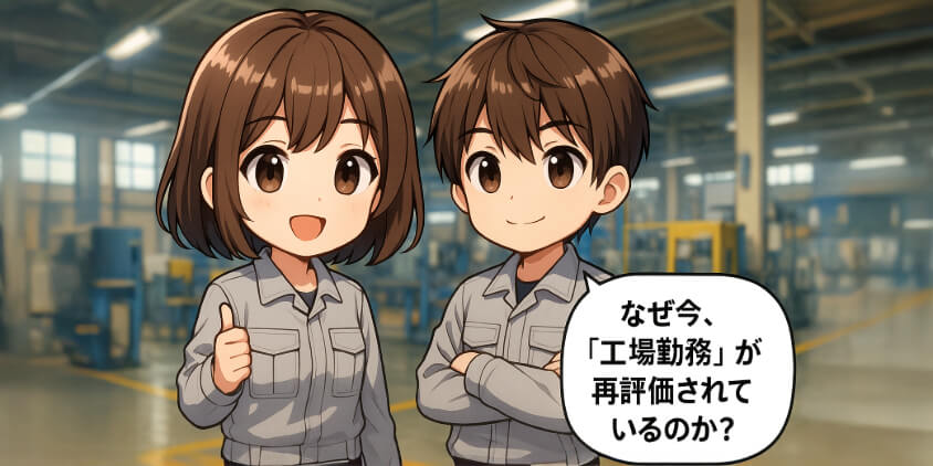 なぜ今、“工場勤務”が再評価されているのか?