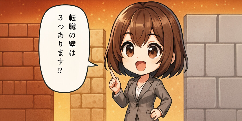 転職がめんどくさいと感じる3つの壁