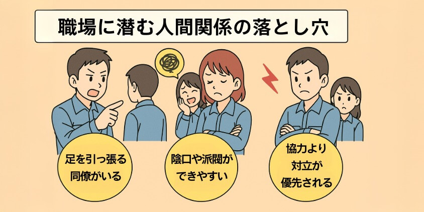 実は“敵は味方内にいる”という人間関係のリアル
