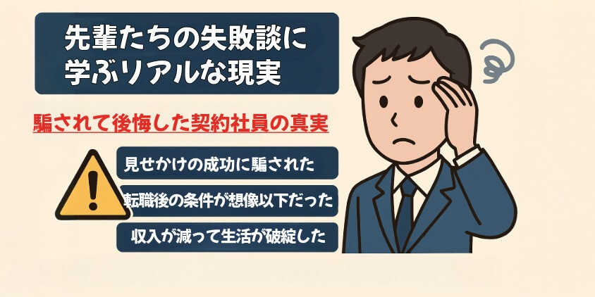 先輩たちの失敗談に学ぶリアルな現実