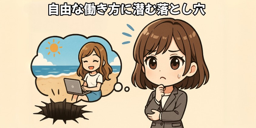 SNSで憧れる“自由な働き方”に潜む落とし穴