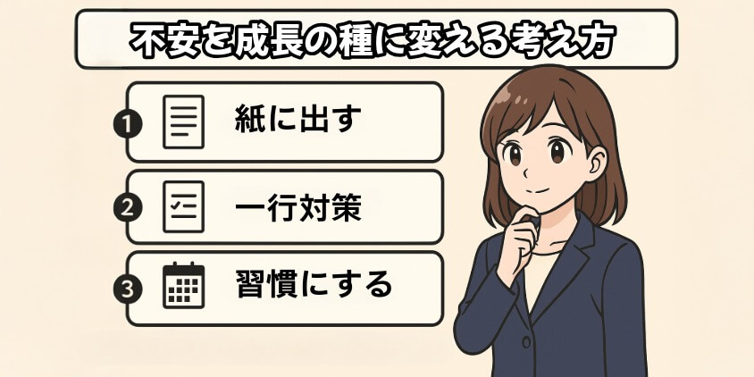 不安を成長の種に変える考え方