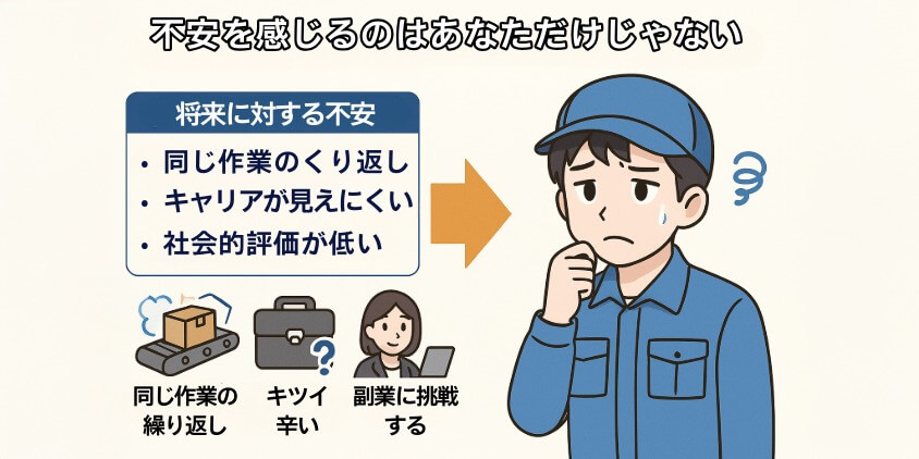 不安を感じるのはあなただけじゃない