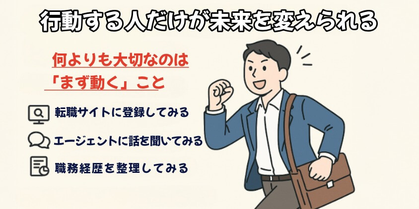 行動する人だけが未来を変えられる