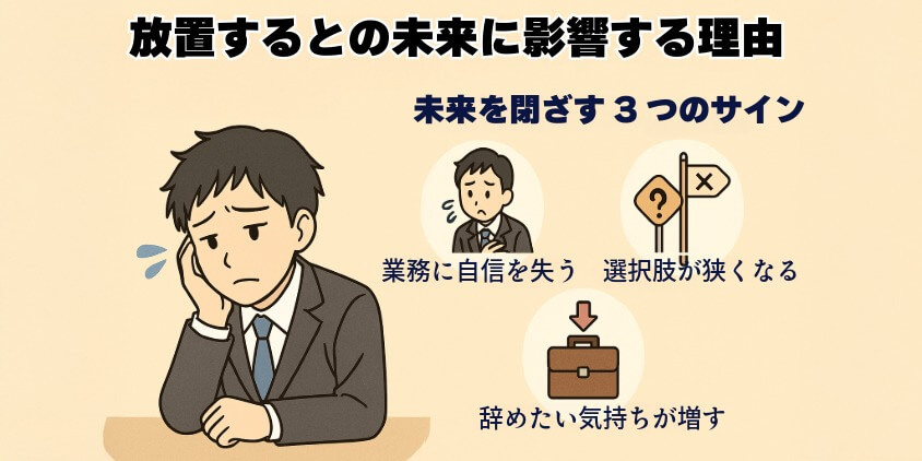 放置するとキャリアや就職後の未来に影響する理由