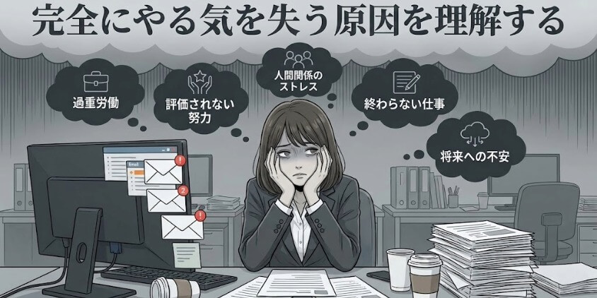完全にやる気を失う原因を理解する