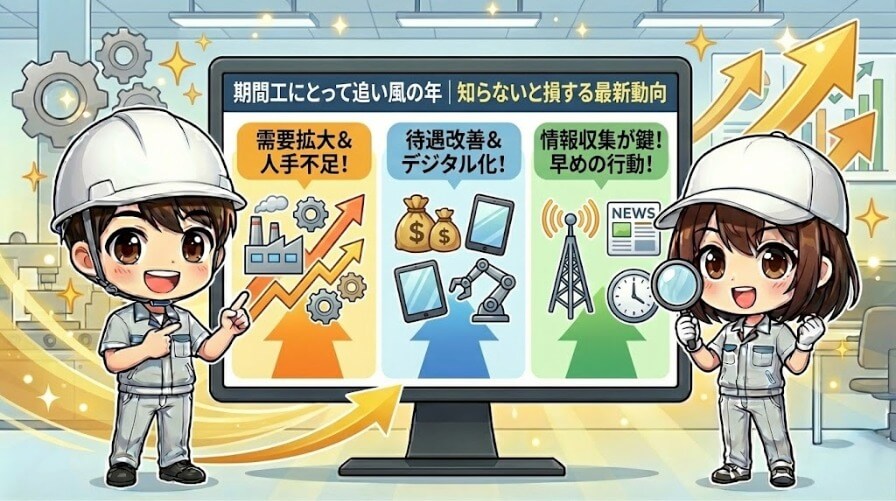 期間工にとって追い風の年｜知らないと損する最新動向