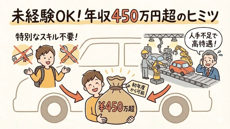 平均年収450万超え！未経験でも稼げる金額のリアル