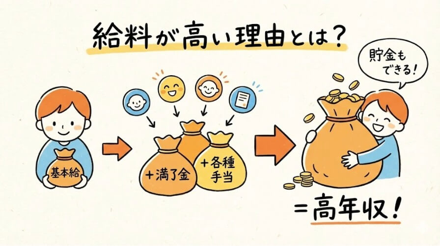給料が高い理由は「満了金」！手当の仕組みを解説