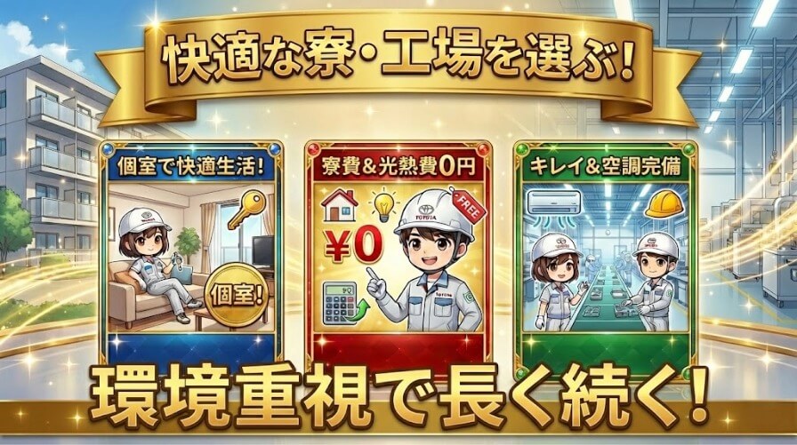 寮・工場の環境で働きやすさが変わるポイント