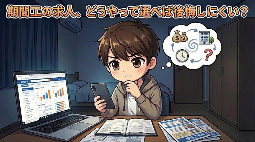 期間工の求人、どうやって選べば後悔しにくい？