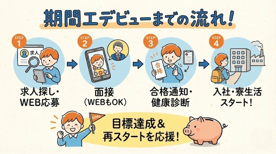 実際の流れ解説！応募から面接、採用までのステップ