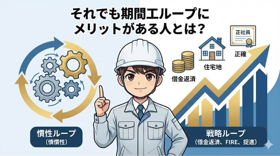 それでも期間工ループにメリットがある人とは？