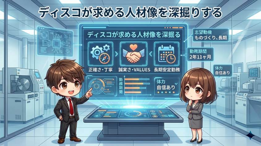 ディスコが求める人材像を深掘りする