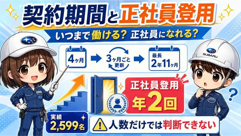 契約期間と正社員登用の制度